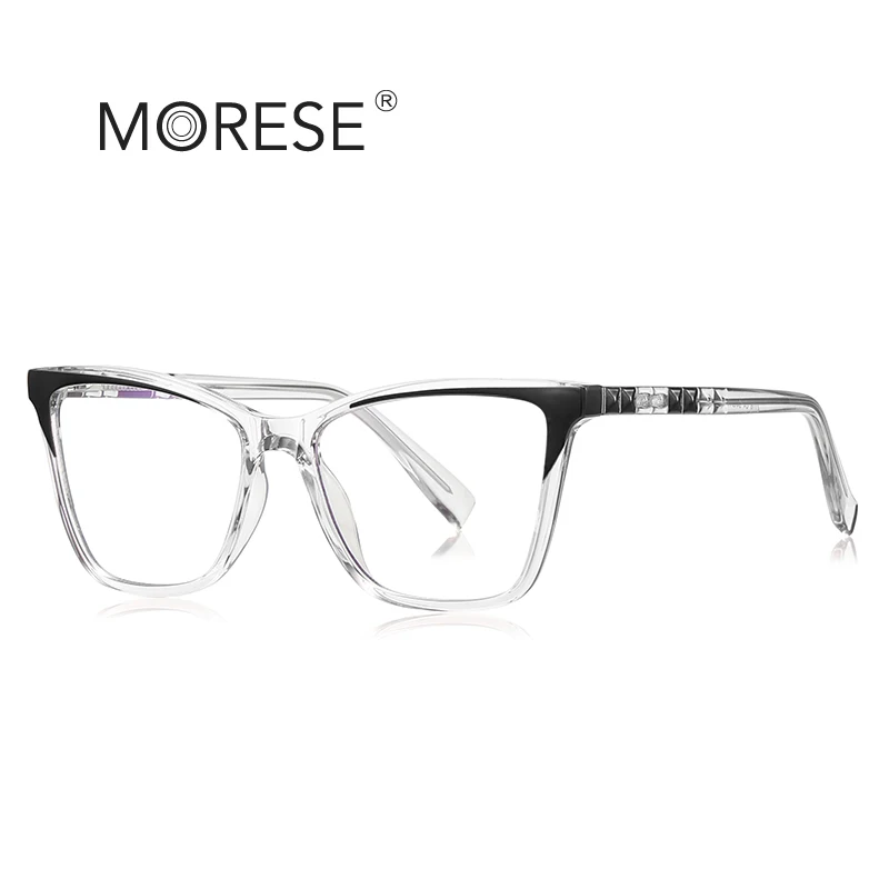 MORESE in Stock 2116 Large Frame Women Eyeglasses CP Propionic Acid Eyeglasses Frames