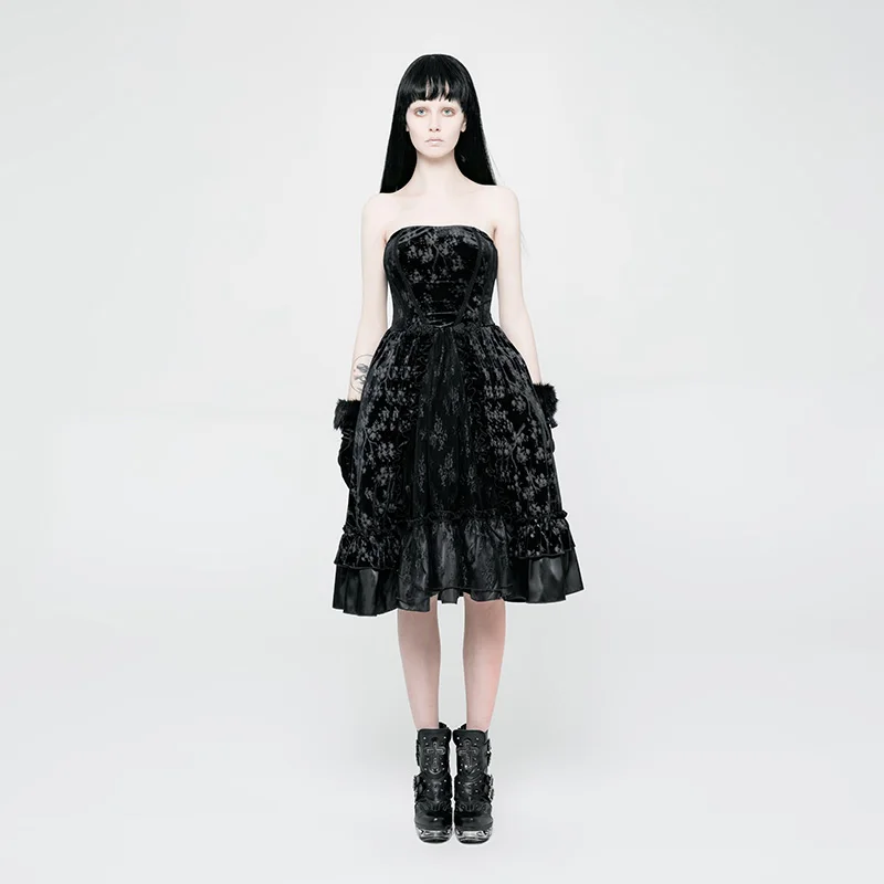 robe bustier a fleur