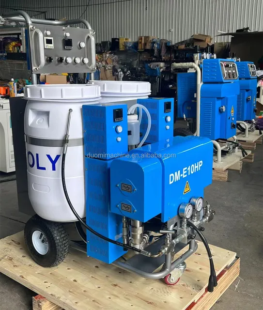 DM-E10HP Portable Polyurea Spray Foam Machine Polyurethane PU Sprayer for Wall and Roof Insulation Waterproof Spraying