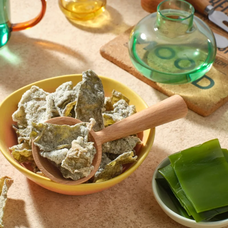Agricultural Food Products Tempura Snacks Veggie Healthy Crunchy Seaweed Flavor Kelp Crisps