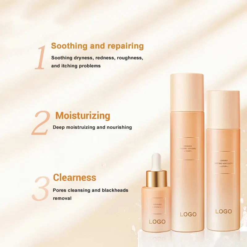 Hot Sale Organic Ceramide Face Moisturizer Soothing Repairing Oily Skin