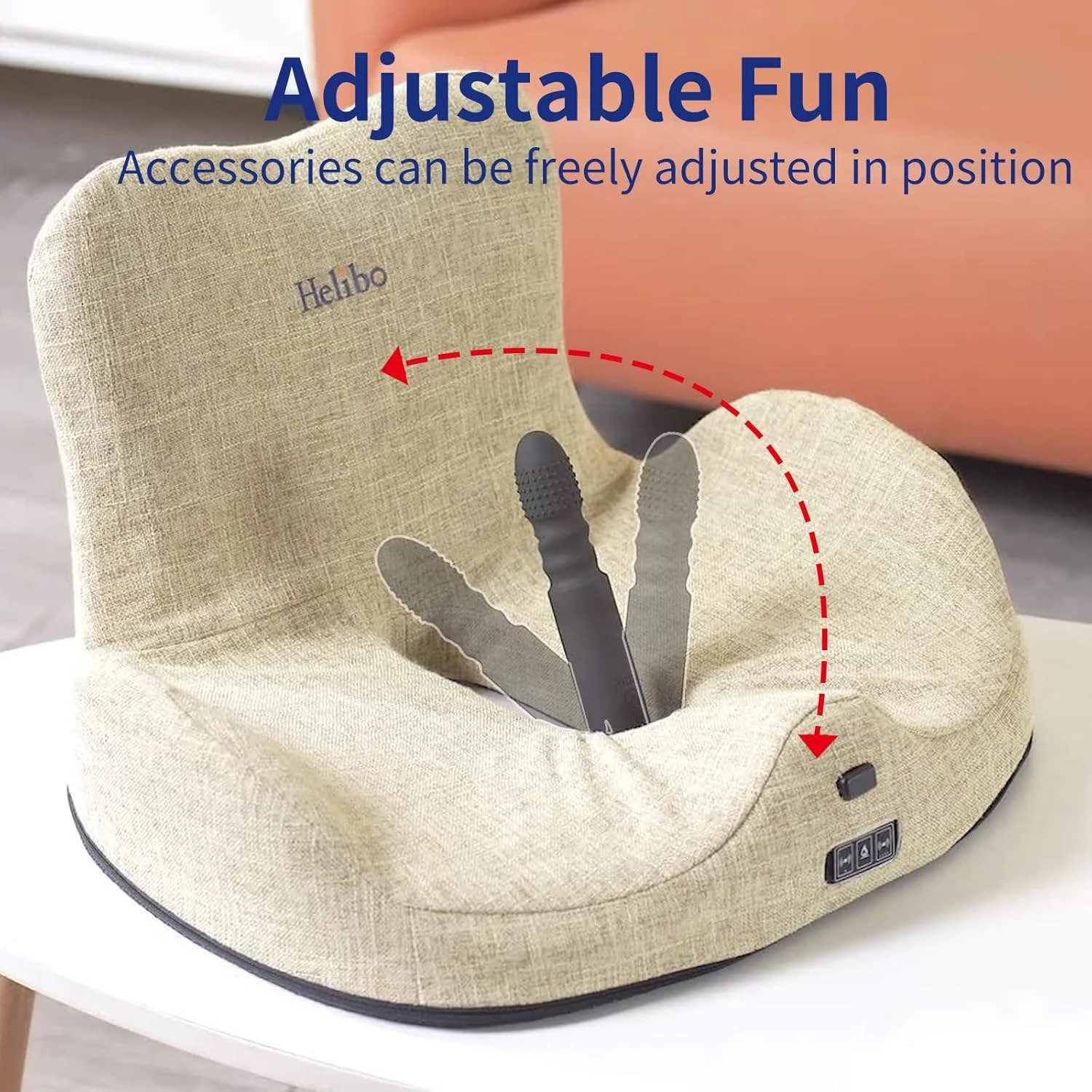 Multi-functional Sex Massage Cushion with Dildo Vibrator Adult Female Masturbation Sex Aid Toys Sofa Cushion