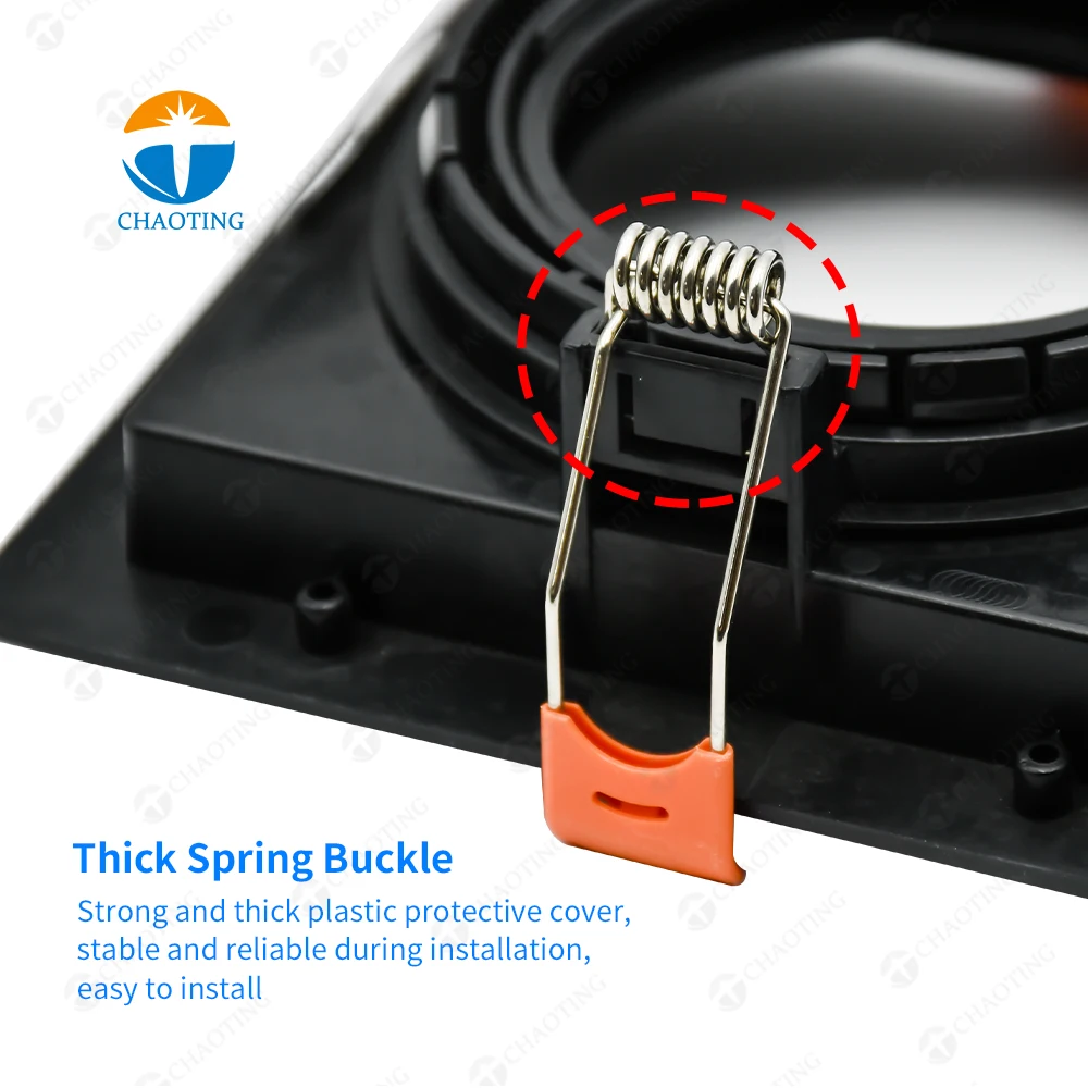 ABS Plastic Recessed Downlight Housing Halogen Spotlight MR11 MR16 PAR30 AR111 Lamp Holder LED Module Down Light Fixture Fitting