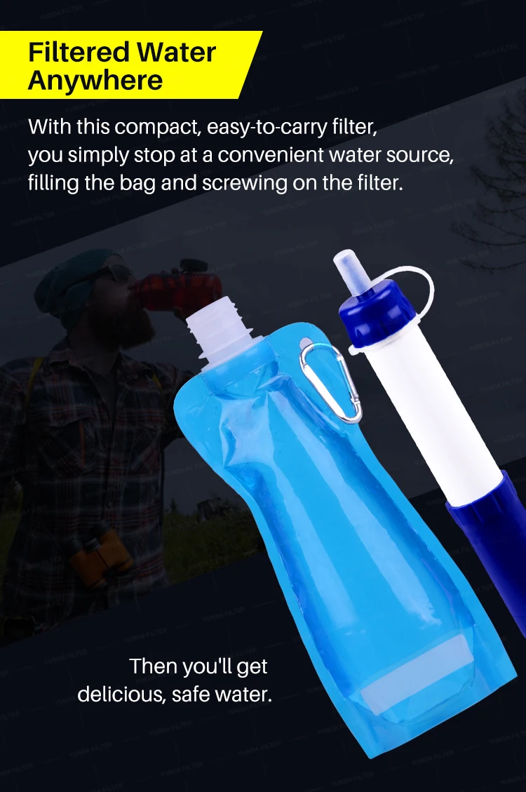 Water Filter Straw Outdoor Emergency Survival Micron Straw Buy