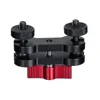 Support brackets on both sides (red)