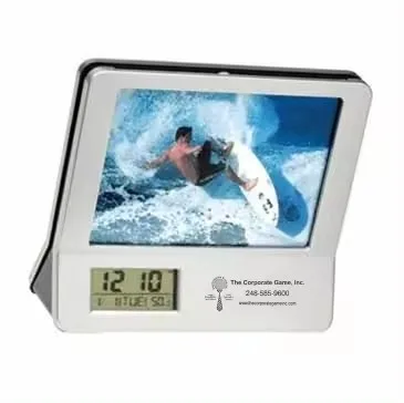 Professional Design 3 in 1 Multi Function 7 Inch Photo Frame 12 Digital Calculator Digital LCD Table Calendar Clock