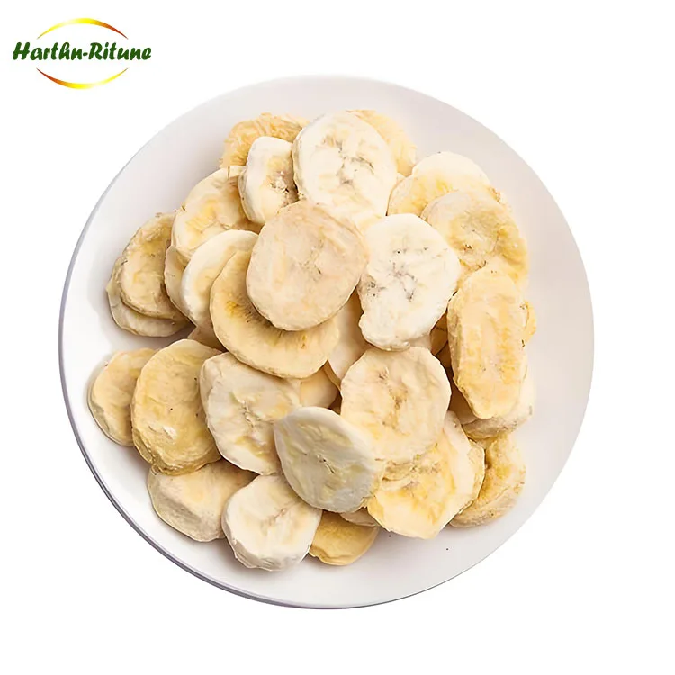 Wholesale Price Freeze Dried Banana Slice Snacks Vacuum Freeze Dried Banana Chips
