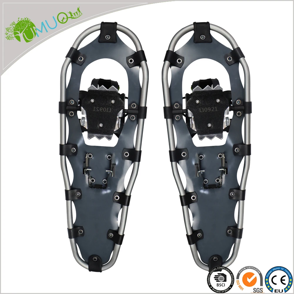 Yumuq Lightweight Aluminum Hiking Snowshoes With Hdpe Decking For Outdoor Winter Sports,Camping