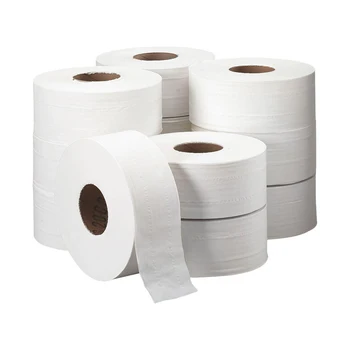 Manufacturer Custom Virgin Recycled Toilet Paper Tissue Jumbo Roll White Tissue Paper For Bath