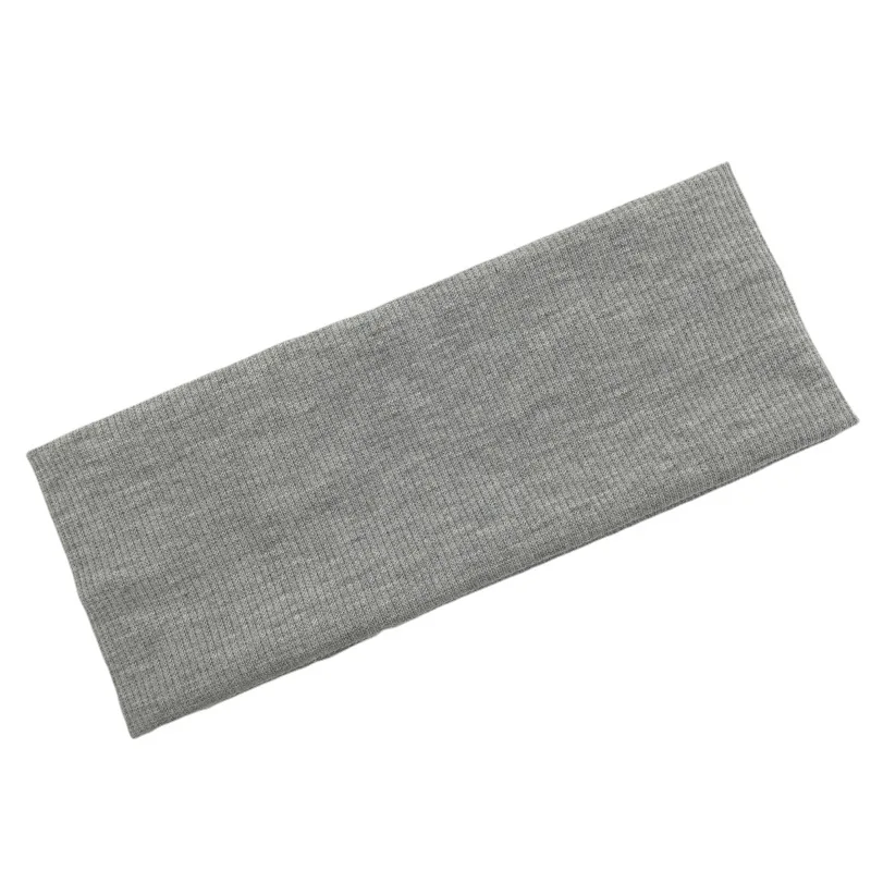Wholesale Custom Elastic Hair Bands Solid Color Knitted Headbands for Women's Sports Uni aperçu 16