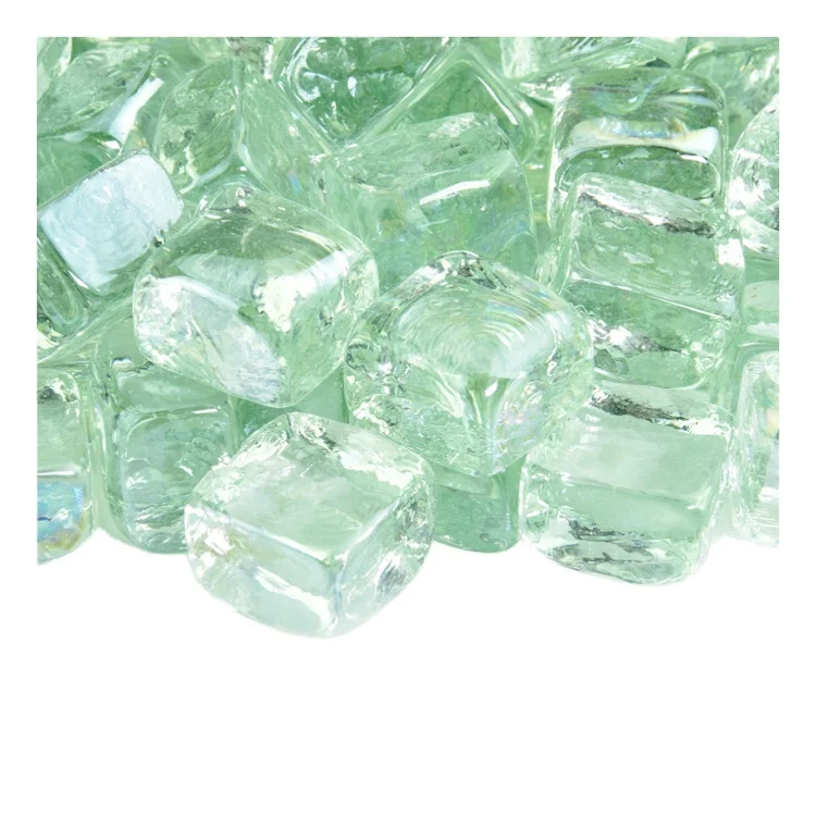Indoor and Outdoor Decorative Fire Pits or Fireplaces Fire Glass Cubes