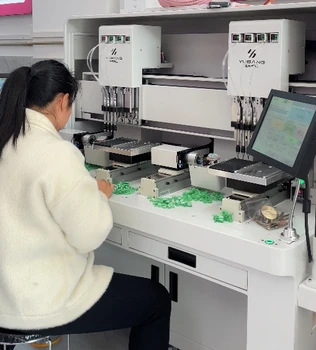 Yubang 8-Needle Dual Station Stainless Steel Automatic Wax Gem Setting Machine High-Efficiency Jewelry Wax Inlay Equipment New