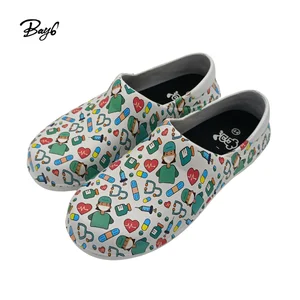 JDS Lightweight Women's EVA Kitchen Work Shoes White Nonslip Chef Design for Cooking for All Seasons-Winter Summer Spring Autumn