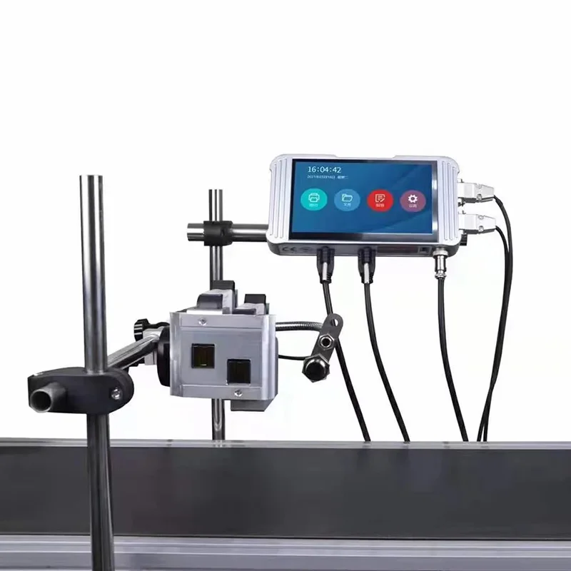 Logo Date Expiry Date Coder Barcode Time Stamp Printer Industrial Inkjet Printing Coding Machine for Plastic PET Bottle Label