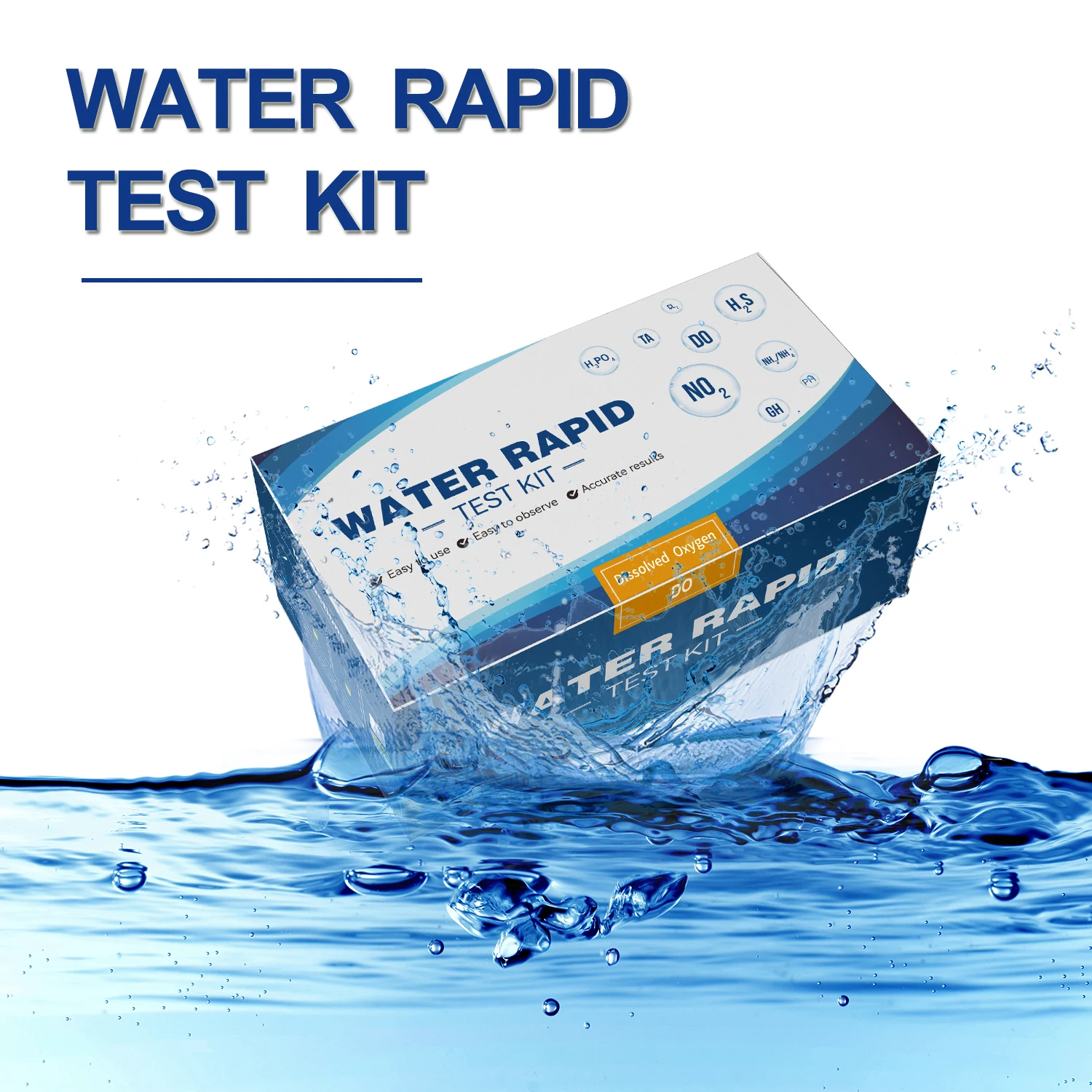 Rapid Test Dissolved Oxygen Test Kit,Aquaculture Aquarium Pool Water Do ...