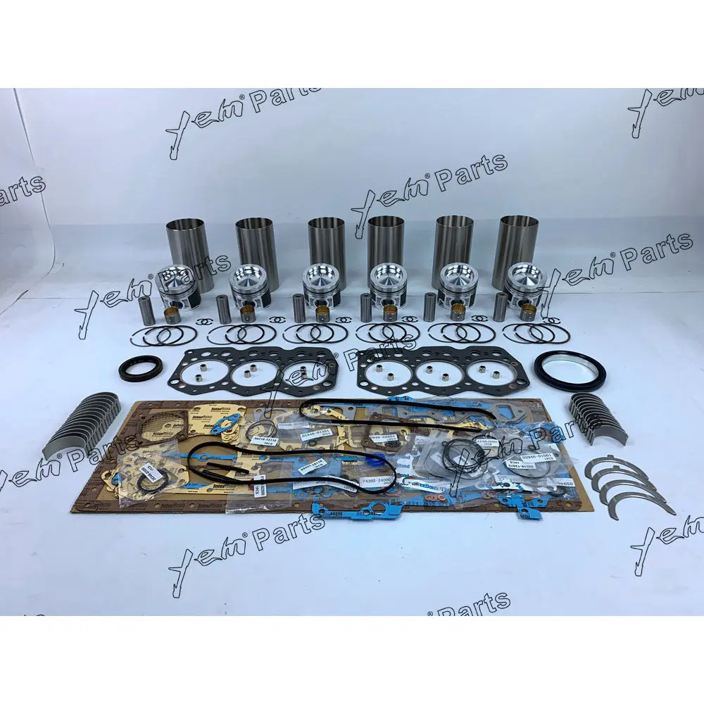 High Performance C6.4 Engine Rebuild Kit With Bearings Piston Ring Liner Cylinder Gaskets for Caterpillar
