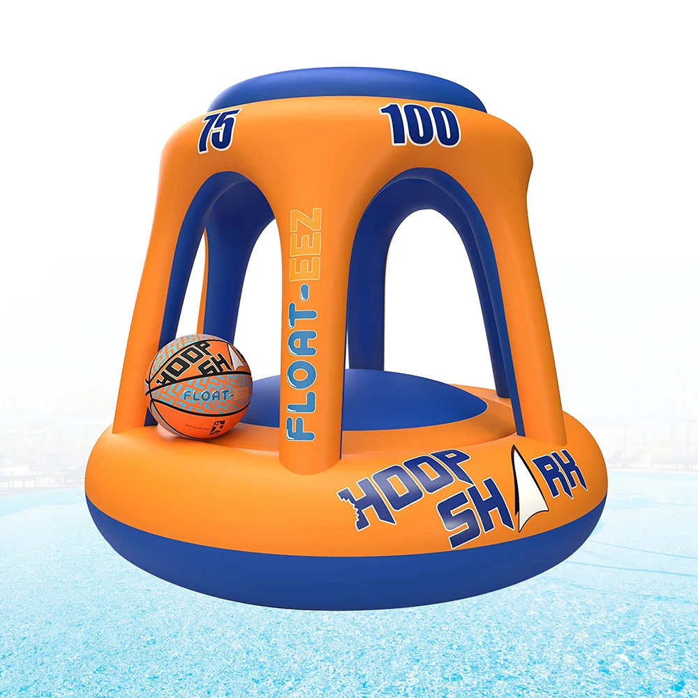 Source Shipping to USA Online FBA Top Seller Floating Ball Shooting Game Pool Floating Basketball Hoop Inflatable Swimming Pool Boy Toy on m.alibaba