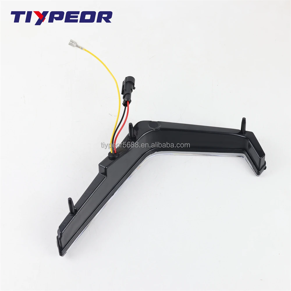 product tiypeor rgb led front accent light auto drl turn signal light for polaris rzr xp turbo 1000 2019 2021 utv rzr light waterproof-11