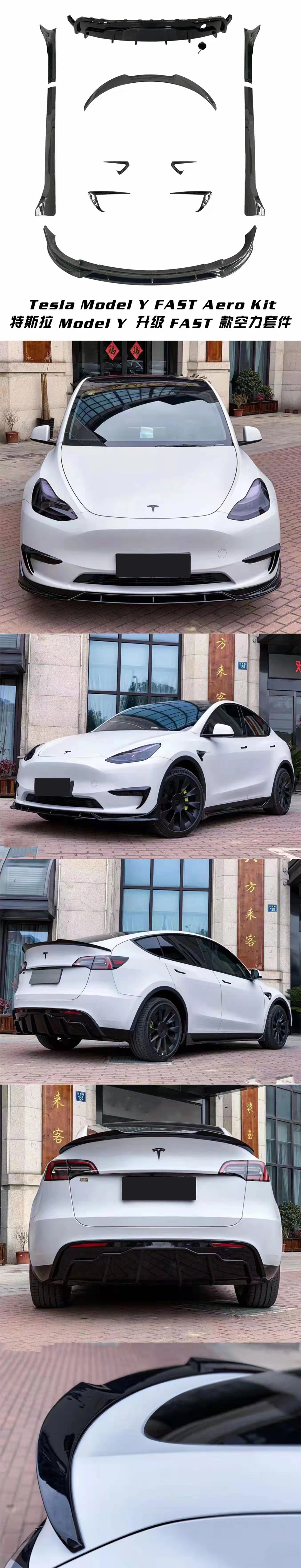 Model Y Body Kits Car Exterior Accessories Front Bumper Lip Rear