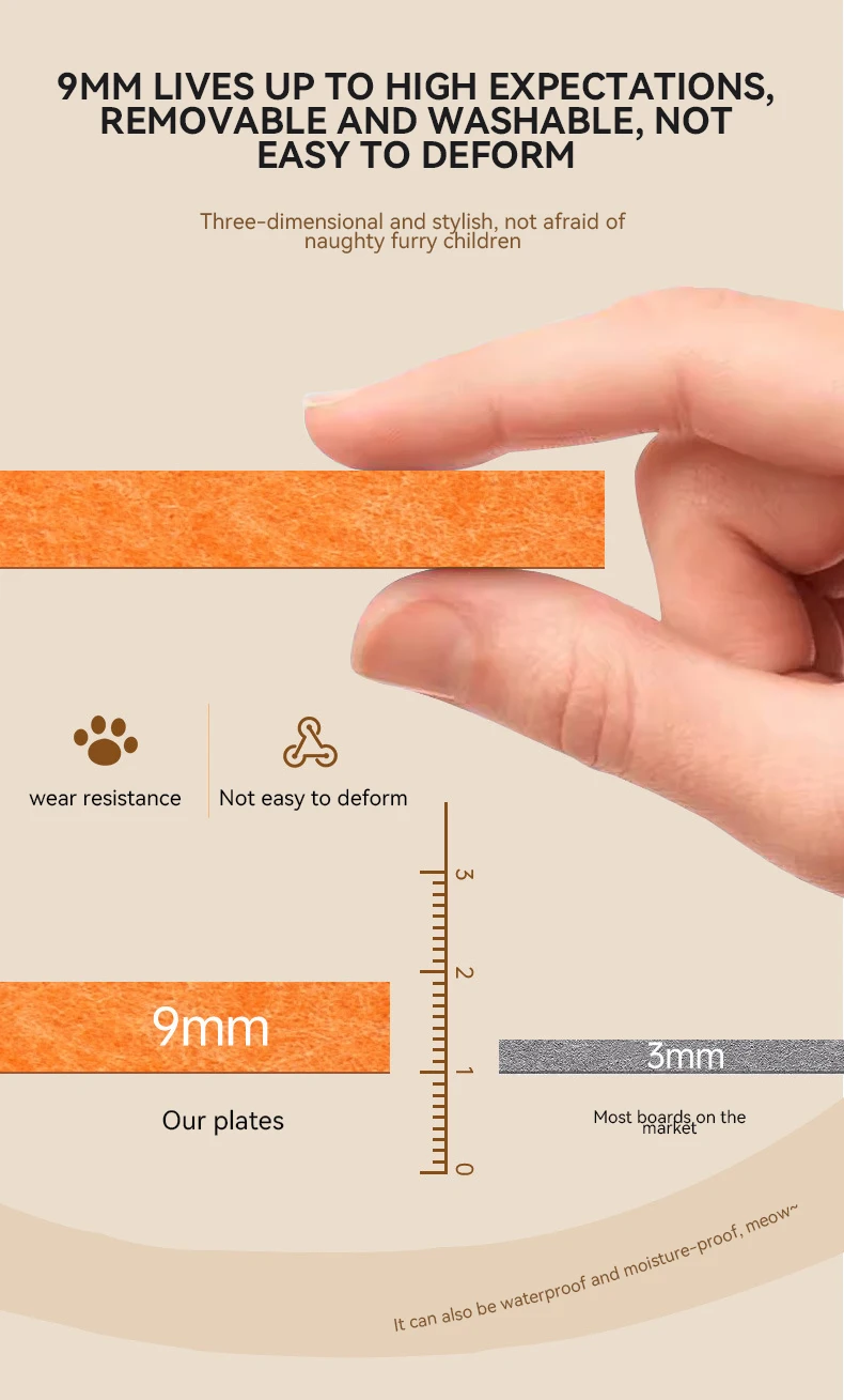Vertical L-shaped Cat Claw Board Cat Nest One Can Not Catch Crumbs Large Wear-resistant Claw Board Cat Toy Supplies factory