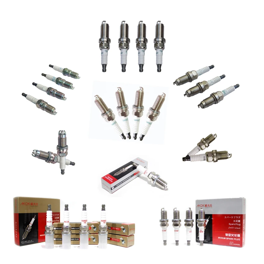 Hot Sale Auto double Iridium Spark Plug Bujia Car Spark Plug manufacture