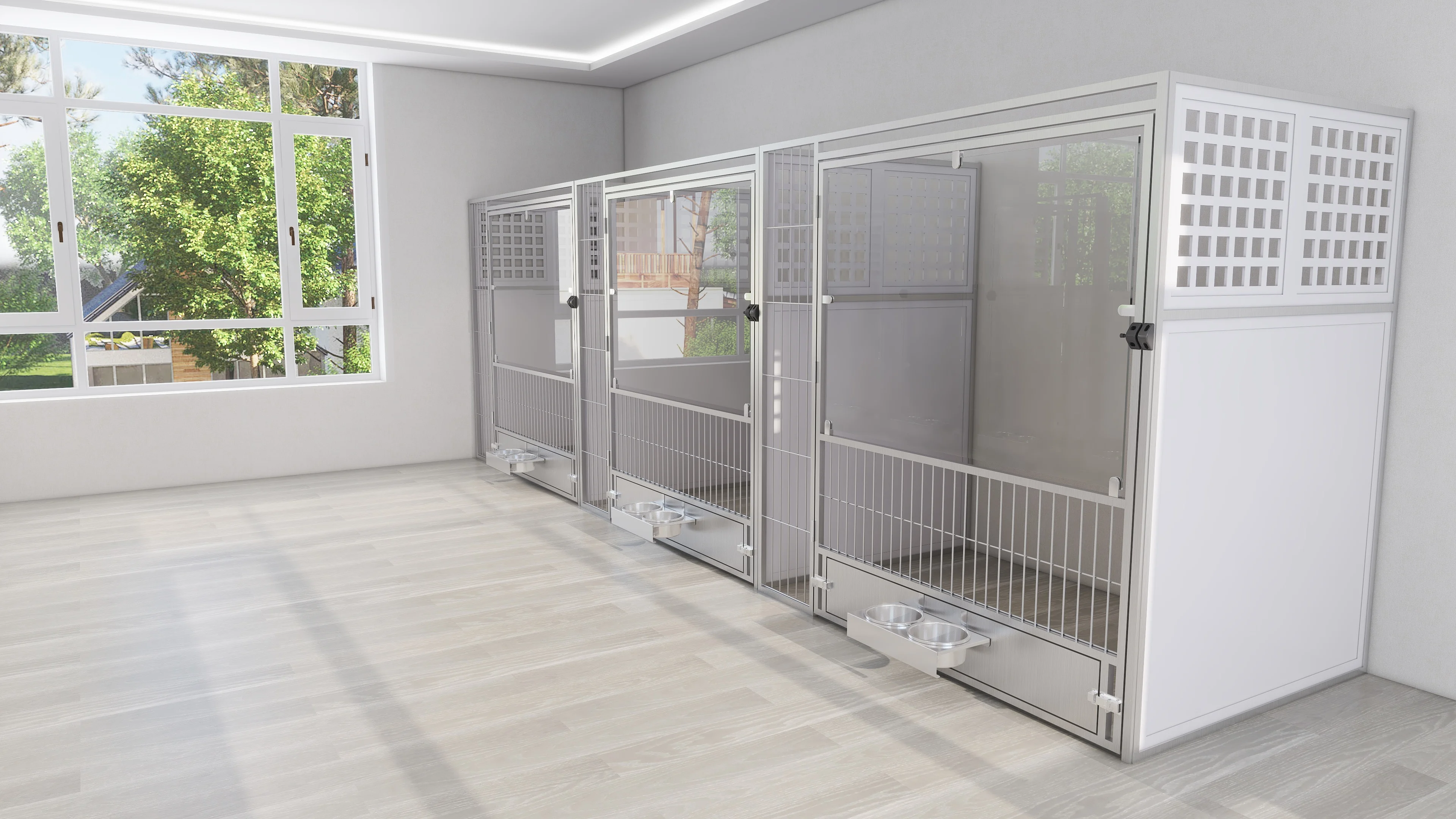 Easy Disassemble Heavy Duty Enclosure Dog Crate Pet Run Kennel