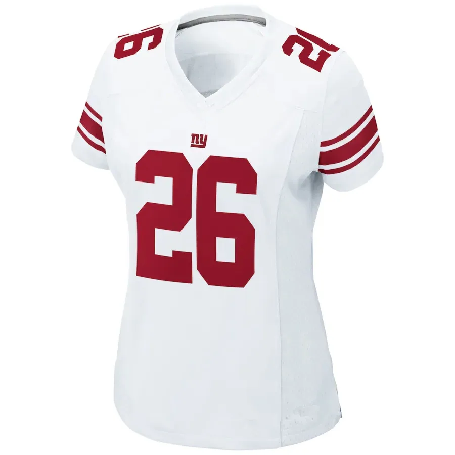 Dick's Sporting Goods Nike Women's New York Giants Saquon Barkley #26 White  Game Jersey