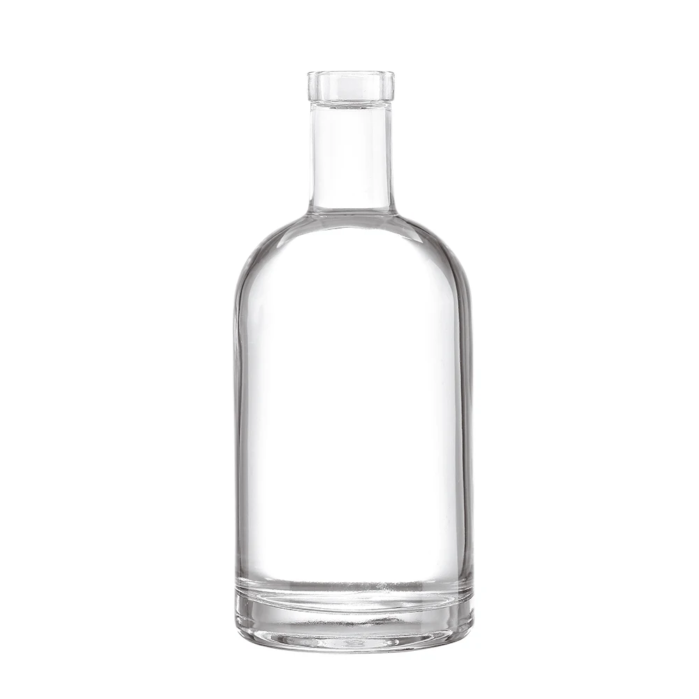 Square Glass Liquor Gin Bottle For Vodka Whisky Rum Tequila 500ml 700ml 750ml Buy Custom 375ml