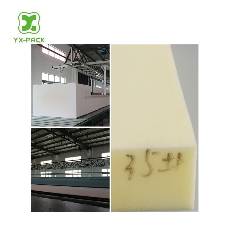 High Density PU Bonded Foam Sheet Sofa Polyurethane Block Sponge Foam for Chair