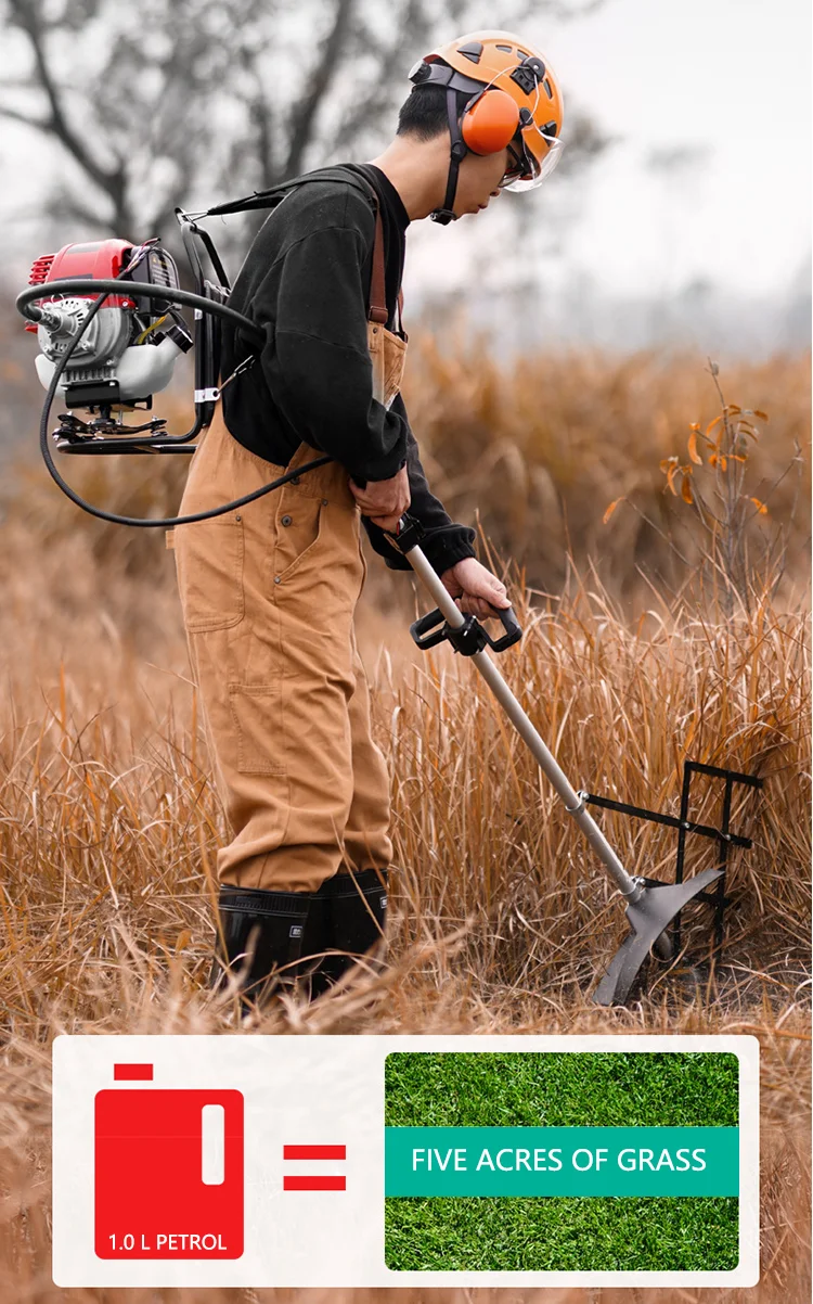 Multifunctional Gasoline Lawn Mower Wasteland Ripper Weeding Machine