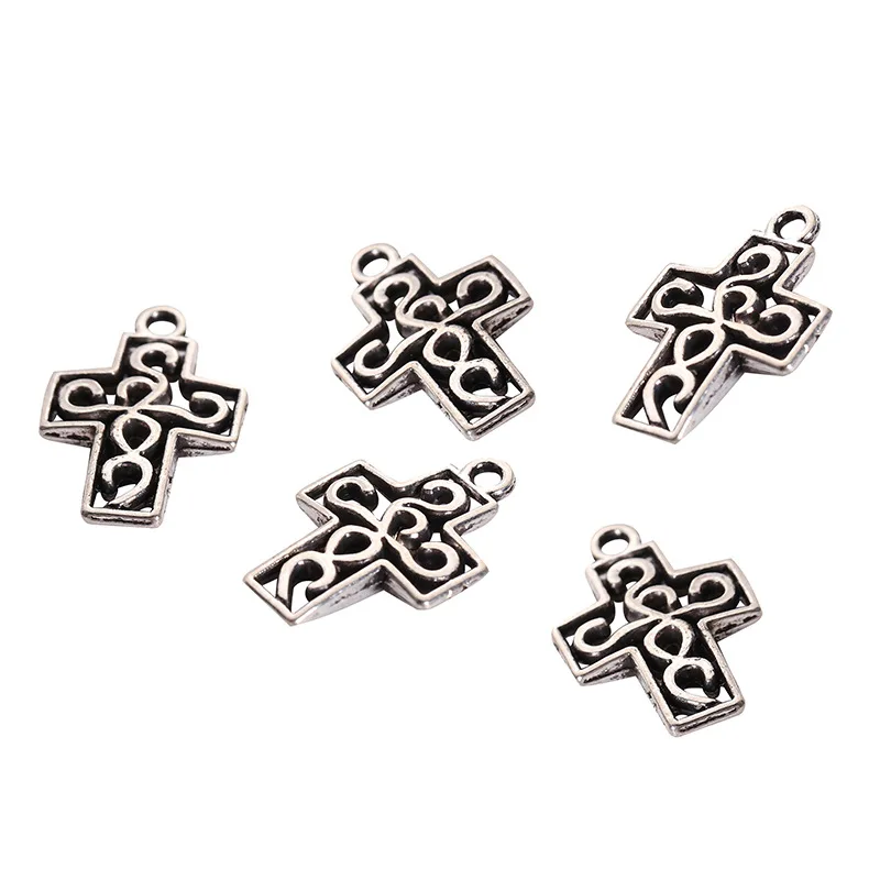 Vintage Religious Faith Antique Silver Cross Pendant Tibetan Silver Cross  Charm Pendant For Necklace Bracelet Jewelry Making - Buy Vintage Religious  Faith Antique Silver Cross Pendant Tibetan Silver Cross Charm Pendant For