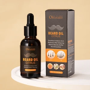 Men Private Label Beard Growth Soothes Irritation and Redness After Shaving Citrus Beard Oil
