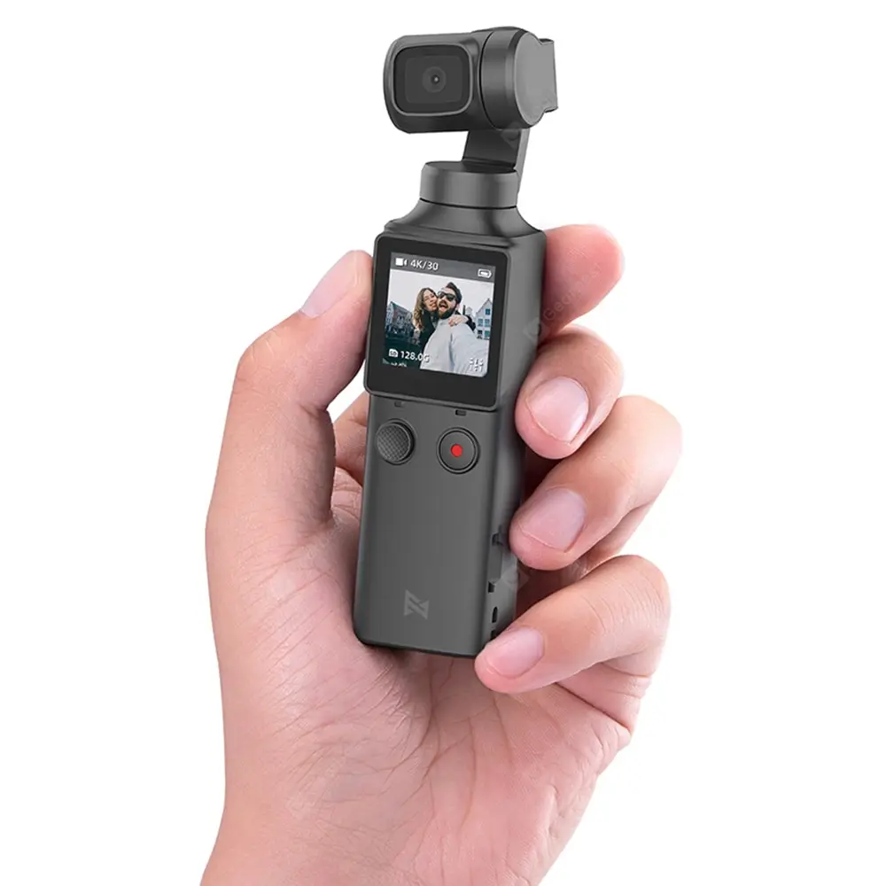 128° Ultra Wide Angle Lens,100Mbps Stabilizer 308 min Battery Life Noise Reduction MIC Face Detection Smart Track AHCILL FIMI Palm 3 Axis Gimbal Stabilizer with 4K Smart Camera