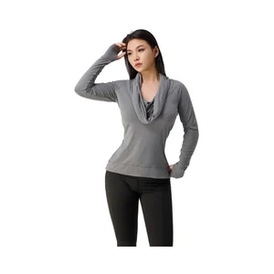 Yoga Wear New Design Wholesale Customization High-quality Recycled Long-sleeved 2-piece Yoga Set, Large-sized Gym Fitness Set