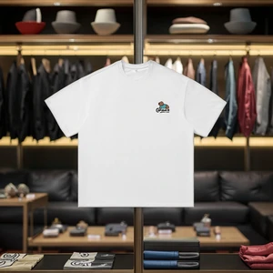 OEM & ODM New Fashion Brand's Casual T-Shirt 100% Pure Cotton Knitted Fabric Digital Printed Embroidered