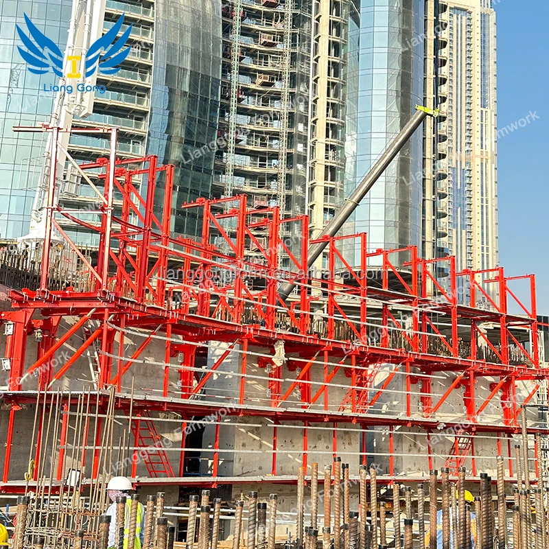 LIANGGONG Integrated Hydraulic Automatic Climbing Formwork System for Construction