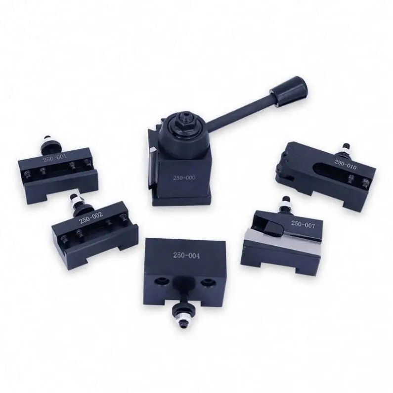TEBAK 250-107 American Piston Type Quick Change Tool Holder Wedge /GIB 6pcs/Set 250-110 Lathe Quick Change Tool Post