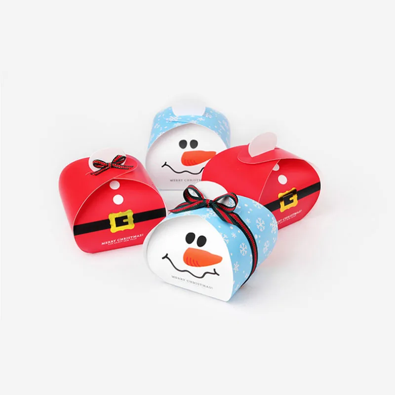 Packaging Santa Claus Snowflake Gifts Bags Christmas Cookie Candy Package 