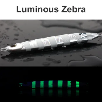 Jigging Pro Luminous Hard Lead Jigging Lure 40g 60g Slow Pitch Jig for Saltwater Sea Fishing Lure Artificial Bait – Metal Jig – view 4