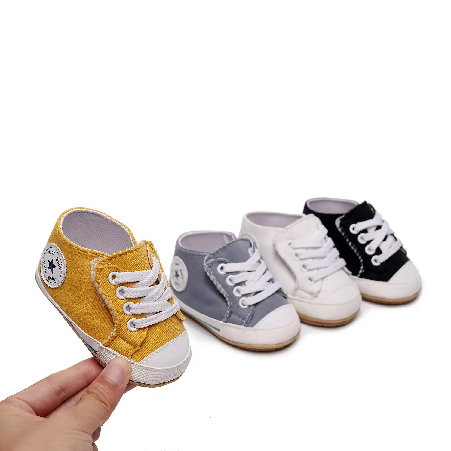HONGTEYA Summer Baby Boys Girls Sport Sandals PU Anti Slip Hard Soled Moccasins Toddler Shoes Sneakers 