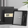 Confezione regalo grigia con penna