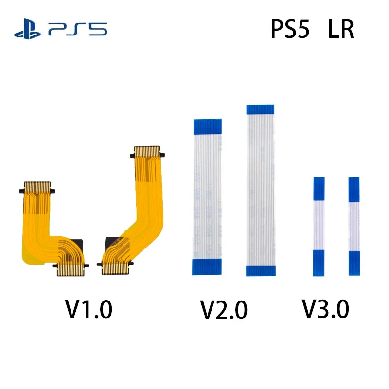 L1R1 L2R2 Key Cable for PS5 V1 Controller LR Controller Cable for PS5 V2 Joystick Left Right Ribbon Flex for PS5 V3 Joypad
