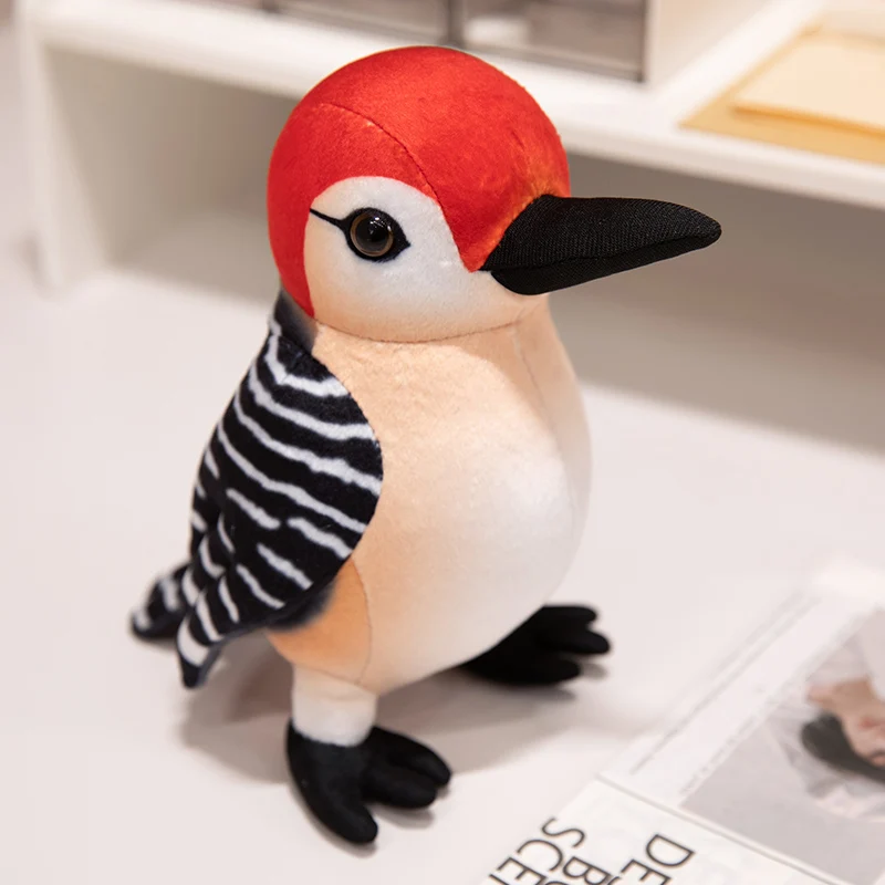 動物キャラクター ぬいぐるみセット 新着卸売りソフト詰めシミュレーションキツツキおもちゃ美しい
