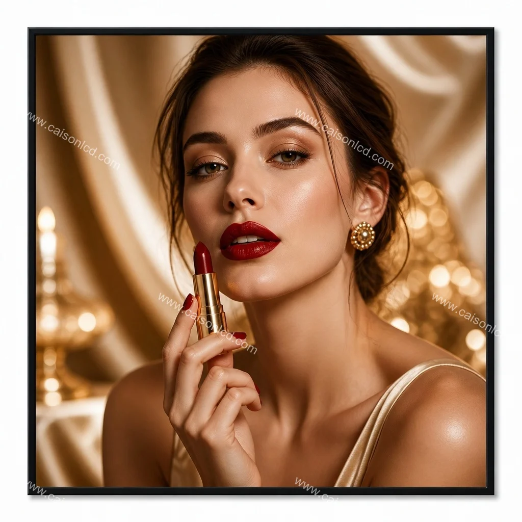 product 523 inches square lcd  android display indoor perfume cosmetics  display room  advertising digital signage and display-8