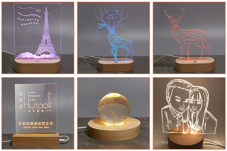 Night Light Base Wooden Rgb,Kids Night Light Wood Base Princess,Wooden Night Light With Solid Wood Base.jpg