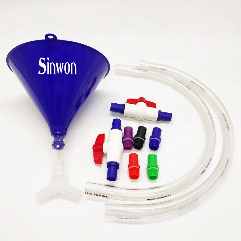 SMOQIO Bière Bong avec Valve, Double En-tecte et Burundi