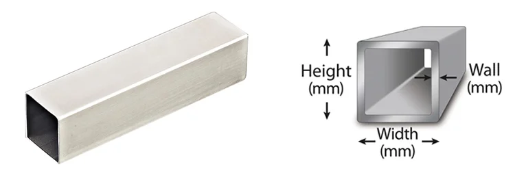 431 stainless steel square tube for petrochemical industry