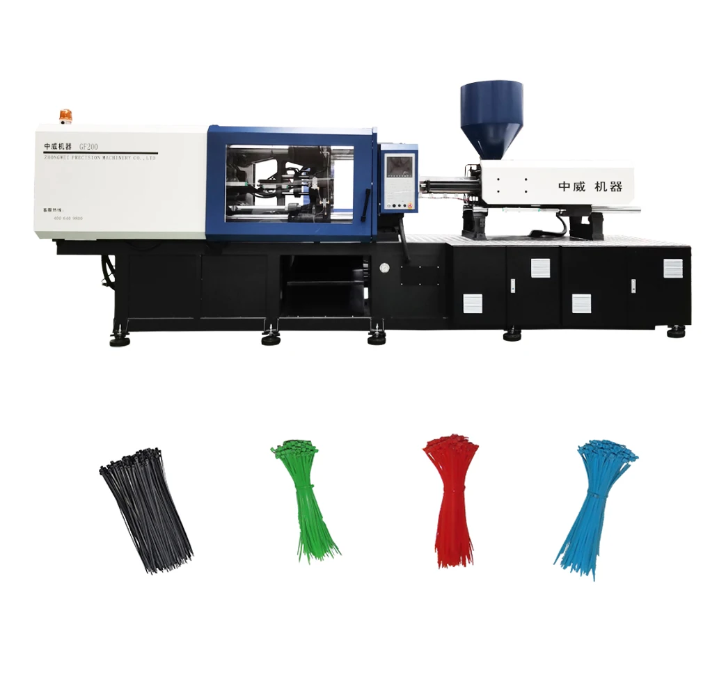 ZOWEITE Injection Molding Machine Good Quality Nylon Cable Tie Small Nylon Cable Tie Plastic Injection Molding Machine