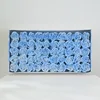 Cabeza de flor grande de tres capas [azul hielo triturado]