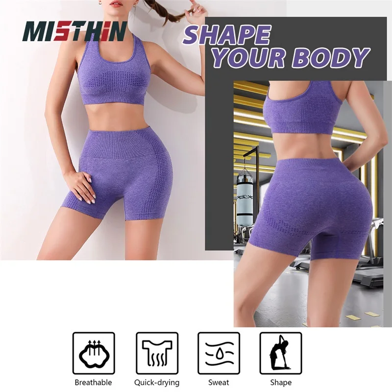 MISTHIN Seamless Leggings Sportswear High Waist Women Gym Workout